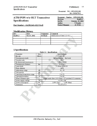 Datasheet OAT6224S-OLT-V4-B manufacturer OKI