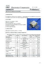 Datasheet OD9653N manufacturer OKI