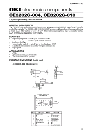 Datasheet OE3202G-010 manufacturer OKI