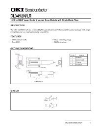 Datasheet OL3492N manufacturer OKI