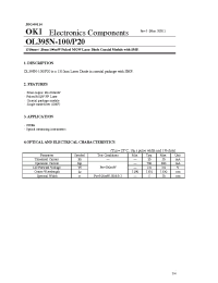 Datasheet OL395N-100/P20 manufacturer OKI