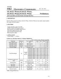 Datasheet OL5412L-Wnnn manufacturer OKI