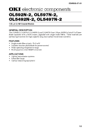 Datasheet OL5492N-2 manufacturer OKI