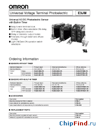Datasheet E3JM-R4S4-US manufacturer Omron
