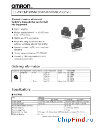 Datasheet EE-SB5V-E manufacturer Omron