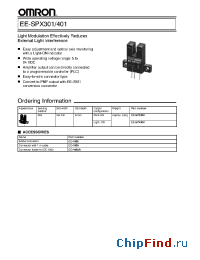 Datasheet EE-SPX301 manufacturer Omron