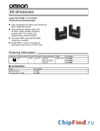 Datasheet EE-SPX-403 manufacturer Omron