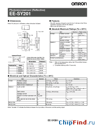 Datasheet EE-SY201 manufacturer Omron