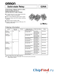 Datasheet G3NA-220B manufacturer Omron