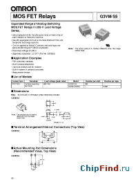 Datasheet G3VM-S5 manufacturer Omron
