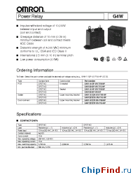 Datasheet G4W-11123A-US-TV8-HP manufacturer Omron