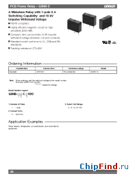 Datasheet G5NB-1A-12VDC manufacturer Omron
