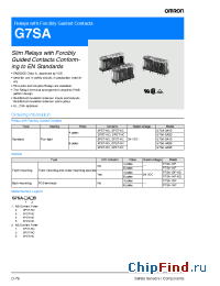 Datasheet G7SA-3A3B manufacturer Omron