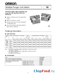 Datasheet VB-2111 manufacturer Omron