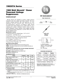 Datasheet 1.5KE160A manufacturer ON Semiconductor
