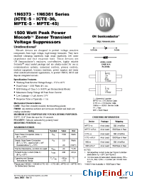 Datasheet 1N6373 manufacturer ON Semiconductor