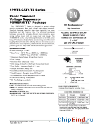 Datasheet 1PMT12AT1 manufacturer ON Semiconductor