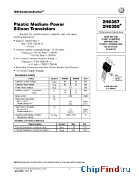 Datasheet 2N6388 manufacturer ON Semiconductor