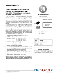 Datasheet 74ALVC16374DT manufacturer ON Semiconductor