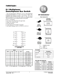 Datasheet 74FST3251D manufacturer ON Semiconductor