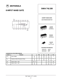 Datasheet 74LS30 manufacturer ON Semiconductor