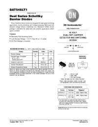 Datasheet BAT54SLT1G manufacturer ON Semiconductor