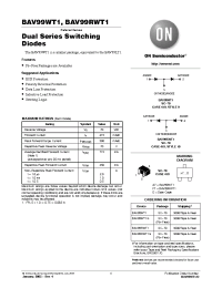 Datasheet BAV99RWT1G manufacturer ON Semiconductor