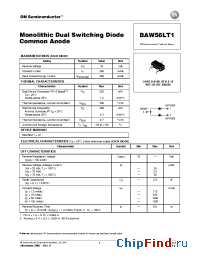 Datasheet BAW56LT3 manufacturer ON Semiconductor