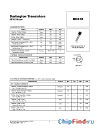 Datasheet BC618ZL1 manufacturer ON Semiconductor