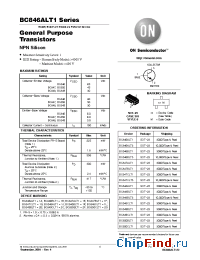 Datasheet BC849CLT3 manufacturer ON Semiconductor