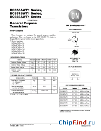 Datasheet BC857CWT1 manufacturer ON Semiconductor