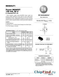 Datasheet BSS84LT1 manufacturer ON Semiconductor