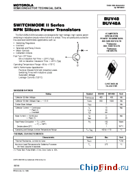 Datasheet BUV48 manufacturer ON Semiconductor