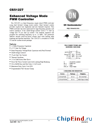 Datasheet CS51227 manufacturer ON Semiconductor