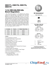 Datasheet CS5171GDR8 manufacturer ON Semiconductor