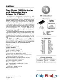Datasheet CS5308GDWR28 manufacturer ON Semiconductor
