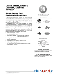 Datasheet LM258D manufacturer ON Semiconductor