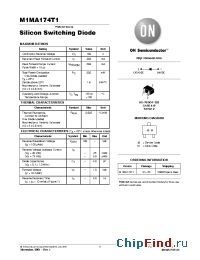 Datasheet M1MA174 manufacturer ON Semiconductor