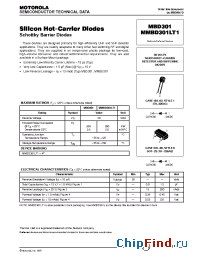 Datasheet MBD301 manufacturer ON Semiconductor