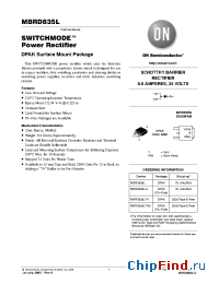 Datasheet MBRD835LG manufacturer ON Semiconductor