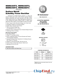 Datasheet MBRS330T3 manufacturer ON Semiconductor