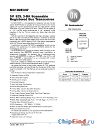 Datasheet MC100E337FNR2 manufacturer ON Semiconductor