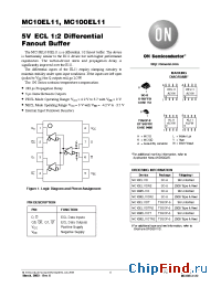 Datasheet MC100EL11DTR2 manufacturer ON Semiconductor