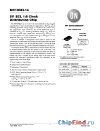Datasheet MC100EL14DWR2 manufacturer ON Semiconductor