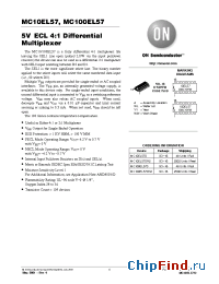 Datasheet MC100EL57DR2 manufacturer ON Semiconductor