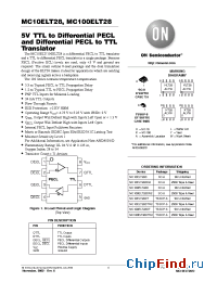 Datasheet MC100ELT28DR2 manufacturer ON Semiconductor