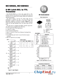 Datasheet MC100H603FNR2 manufacturer ON Semiconductor