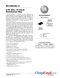 Datasheet MC100LVEL14DWR2 manufacturer ON Semiconductor