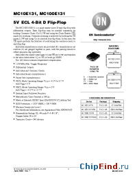 Datasheet MC10E131FNR2 manufacturer ON Semiconductor