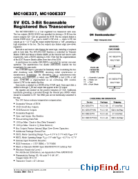 Datasheet MC10E337FNR2 manufacturer ON Semiconductor